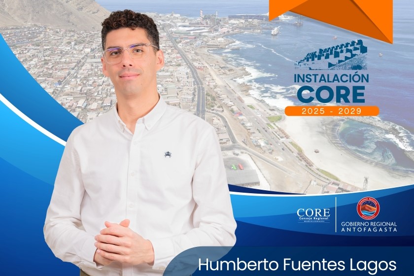 ¿Quiénes integran el Consejo Regional de Antofagasta 2025-2029 y representan a la Provincia de Tocopilla?