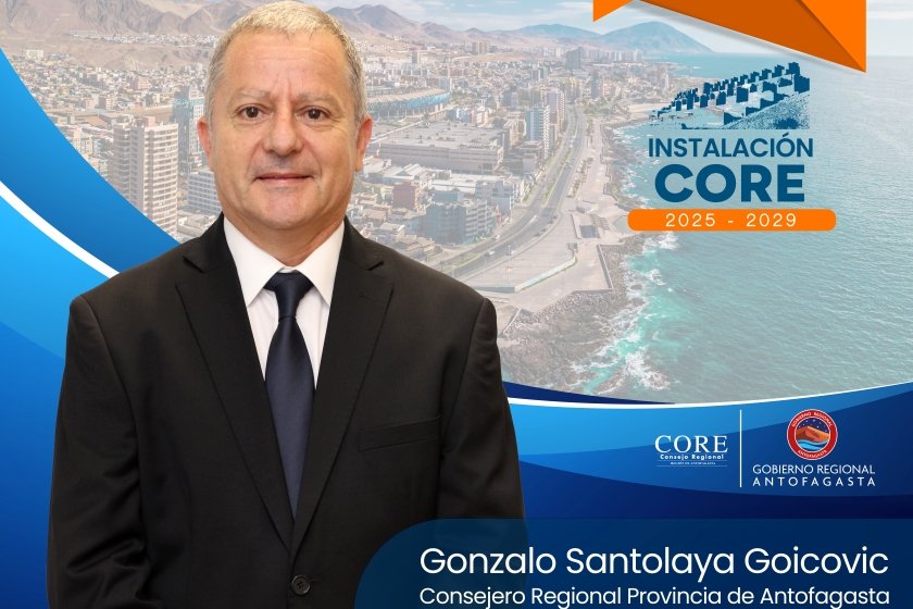 ¿Quiénes integran el Consejo Regional de Antofagasta 2025-2029 y representan a la Provincia de Antofagasta?
