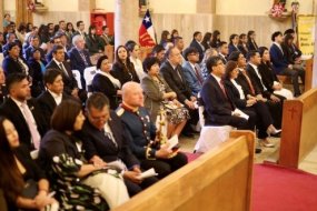 Consejeros regionales de El Loa se sumaron a la oración por Chile en Tedeum de Calama