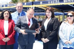 Con el recuerdo a los héroes del Combate Naval de Angamos y desfile cívico-militar Mejillones celebró su 146° Aniversario