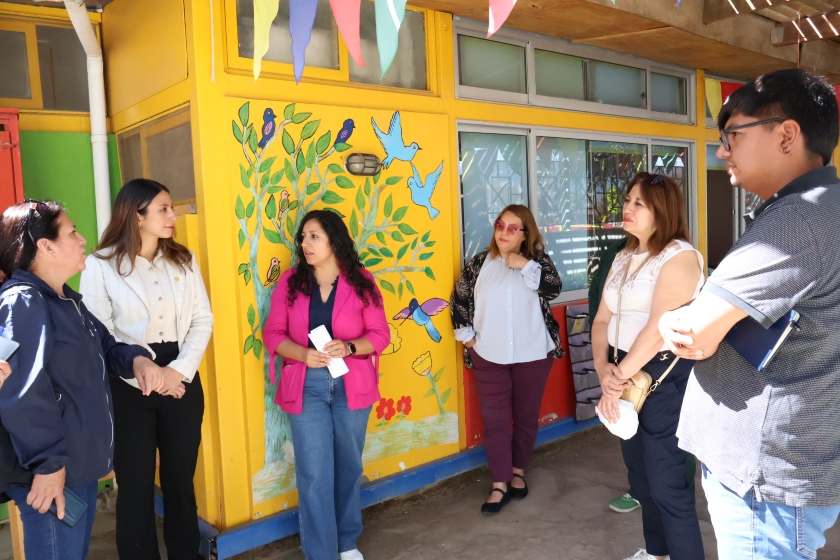 CORE evalúa necesidades de la primera infancia en visita a jardín infantil de Sierra Gorda